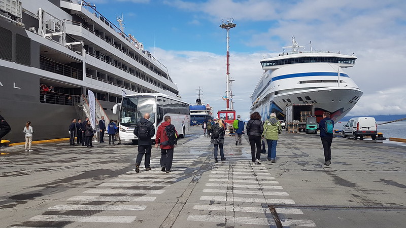 Port Ushuaia - Not our vessels, thankfully!