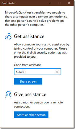 Quick_Assist_Get_Code_Share_Screen Quick_Assist_Get_Code_Share_Screen