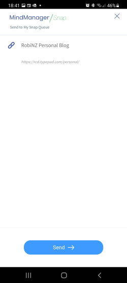 Screenshot Go/Snap Topic Add
