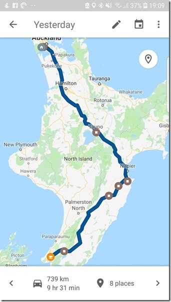 Route Home via Napier Route Home via Napier