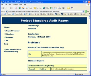 Project Standards Report