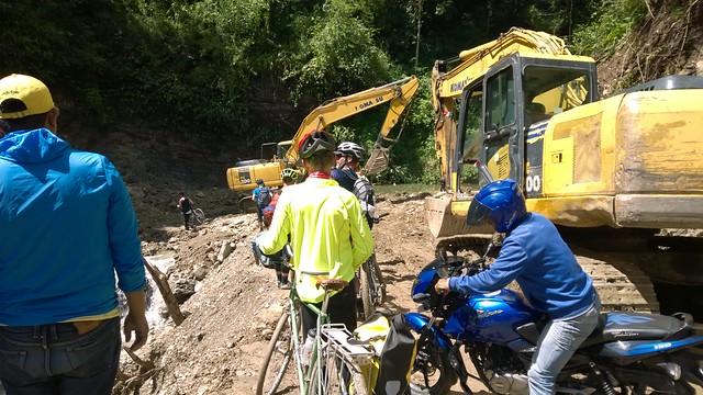 Arniko Highway landslide