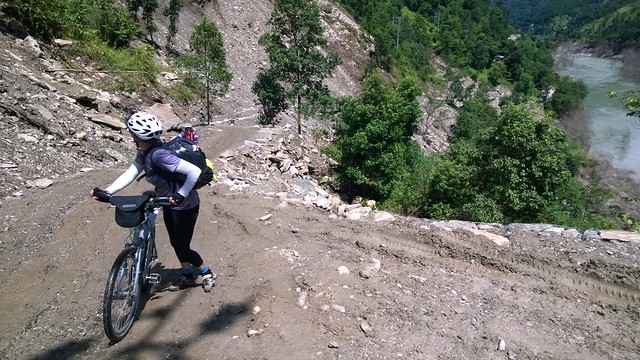 B on Arniko Highway landslide