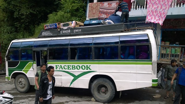 Probably not an official Facebook Bus