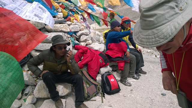 Tashi at Chomolungma, Mt Everest, Base Camp