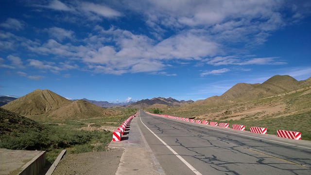 Blocks mark the route