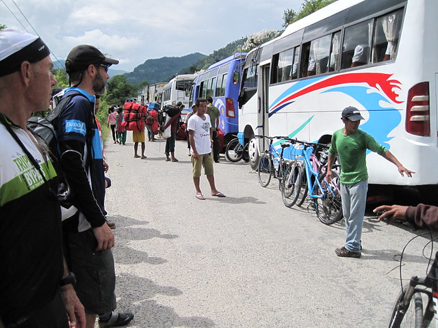 Arniko Highway, end of our cycling