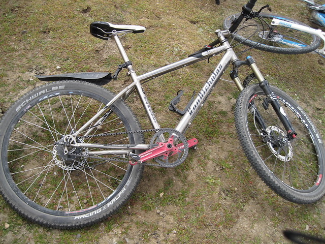 Ian's titanium hub gear bike, awesome!