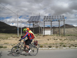 Solar cell phone sites, a common sight