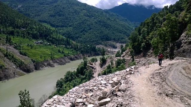 Arniko Highway landslide & flood damage