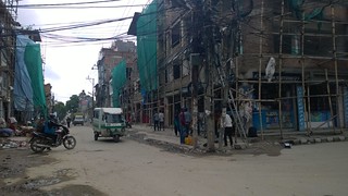 Kathmandu City construction zone?
