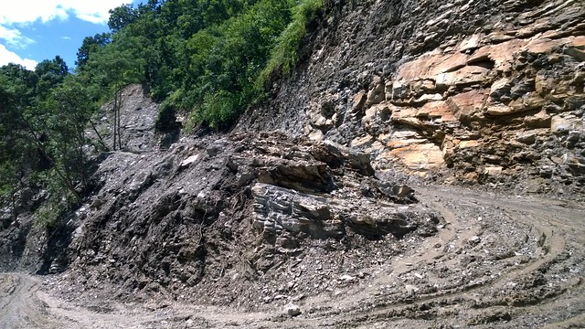 Arniko Highway landslide