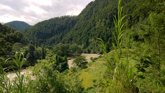 Arniko Highway, lunch stop view