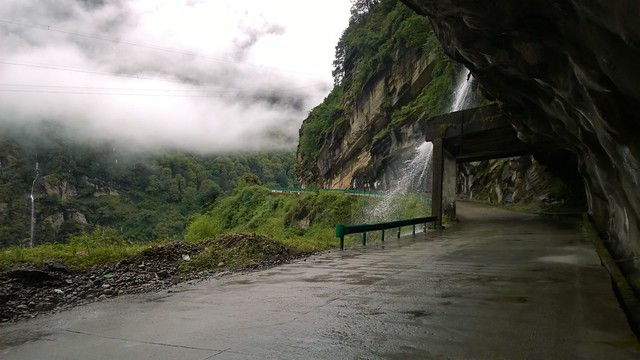 Amazing road near Tibet Nepal border