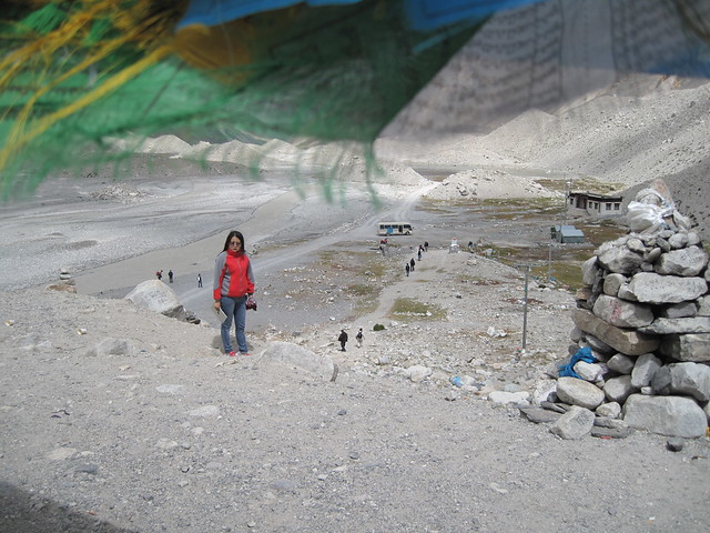 The big climb from the official bus stop
