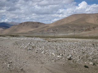 B road towards Everest