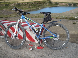 I broke it, the barrier not the bike