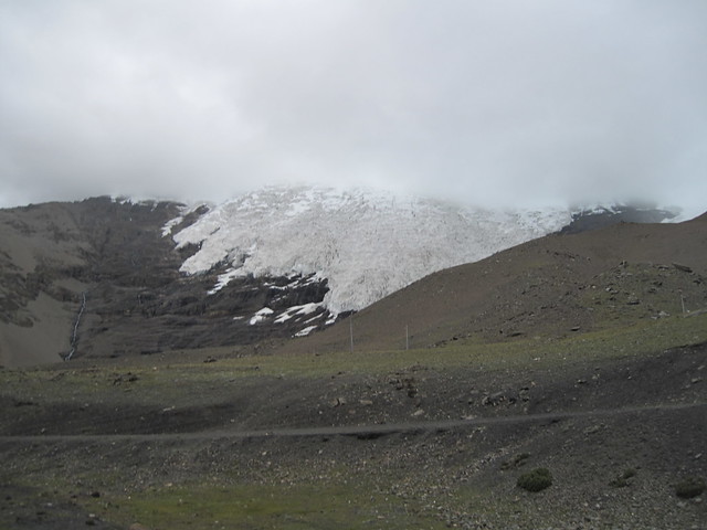 Glacier receding