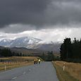 Towards snow laden mountains in March!