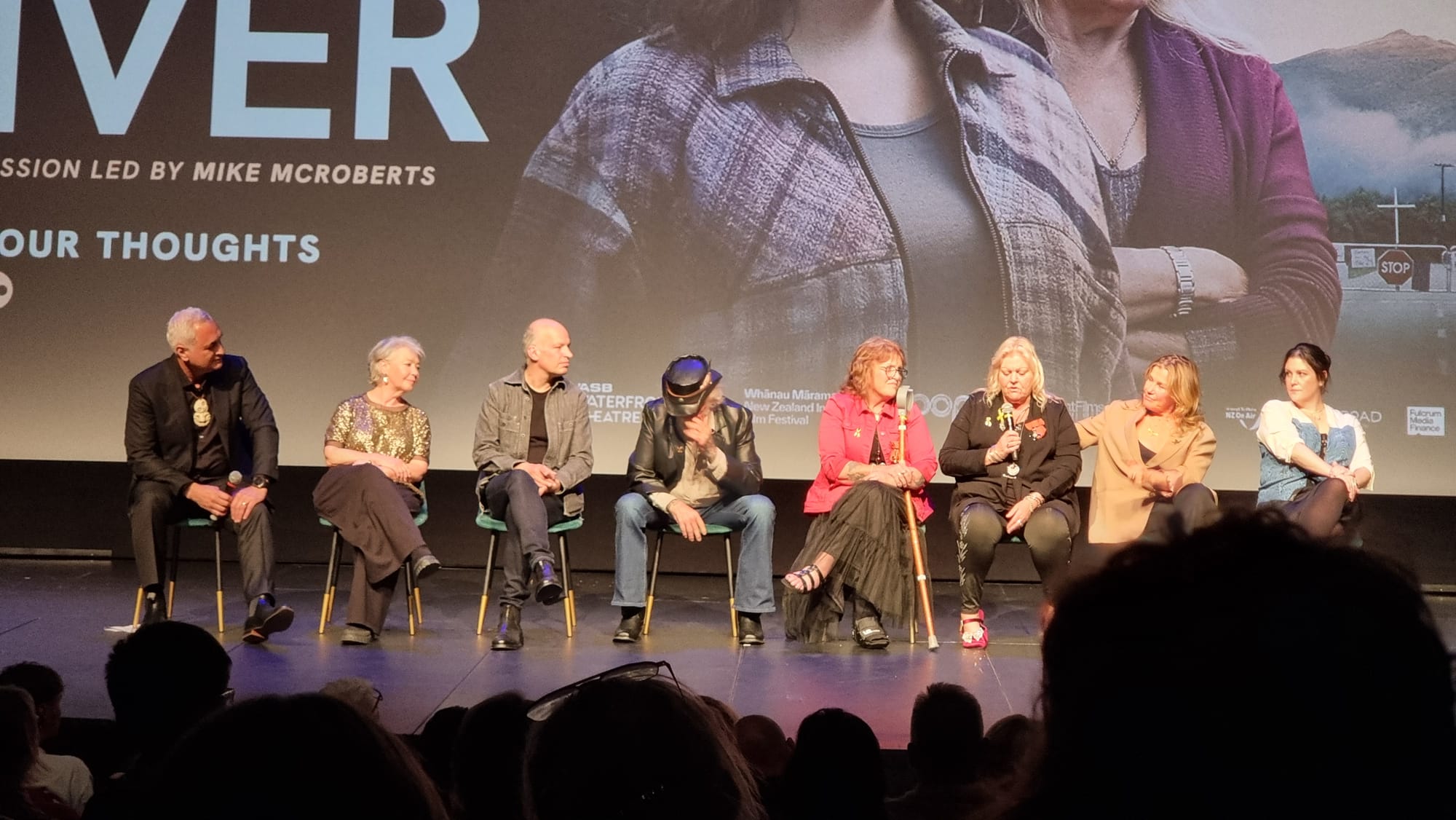 Close up of the panel while Sonya is speaking