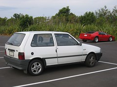 Fiat Uno & Lotus Esprit - Both from the same pen