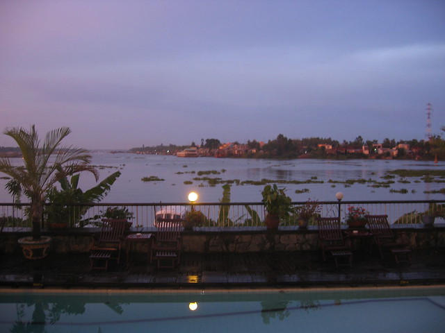 Sunset on the river
