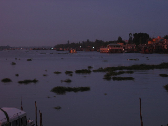 Sunset on the river