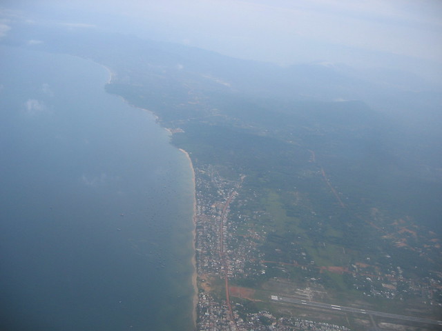 Over the airport