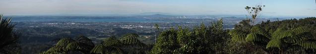 Auckland from the Waitakere Ranges Panoramic
