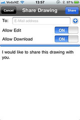 AutoCAD WS Share Drawing