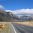The road to Lake Pearson