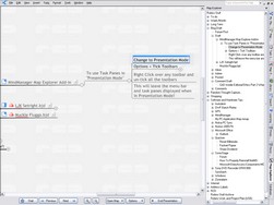 MindManager Map Explorer Add-in Presentation Mode