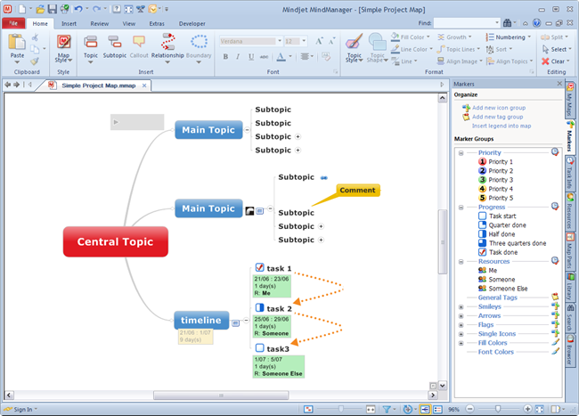 MindManager9_UI_Home MindManager9_UI_Home