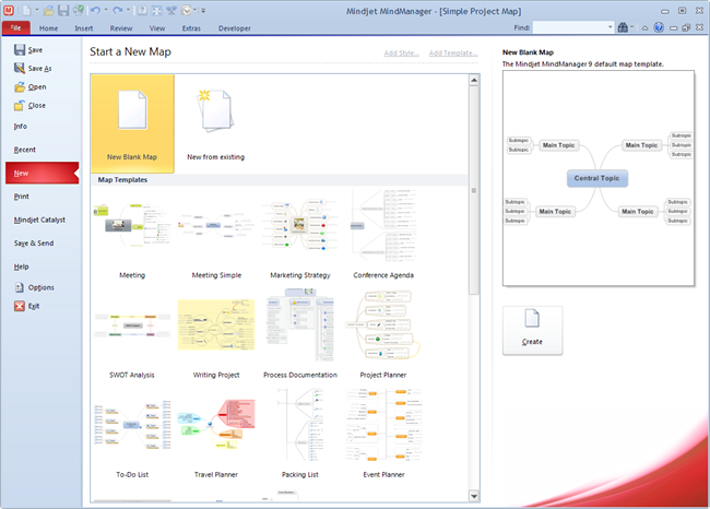 MindManager9_Ribbon_File_Tab MindManager9_Ribbon_File_Tab