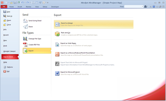 MindManager9_Ribbon_File_Export MindManager9_Ribbon_File_Export