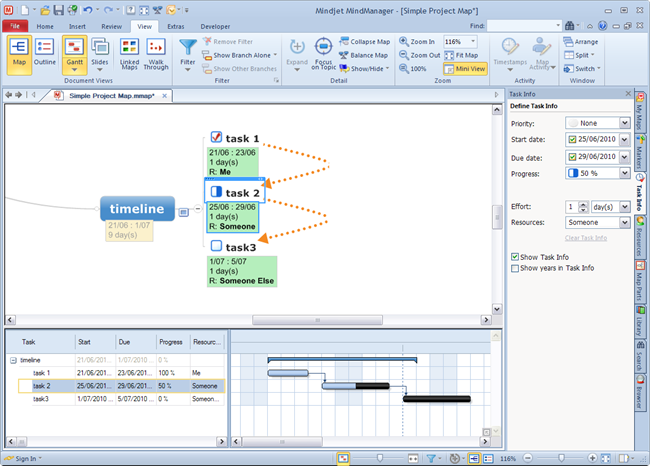 MindManager9_UI_View_Gantt MindManager9_UI_View_Gantt