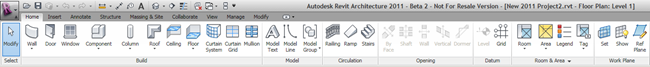 Revit_Arch_2011_Ribbon_Home Revit_Arch_2011_Ribbon_Home