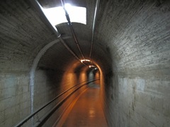 Tunnels in the dam