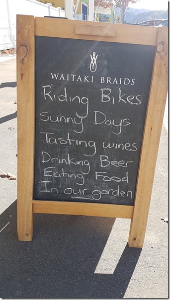 Waitaki Braids Sign Waitaki Braids Sign