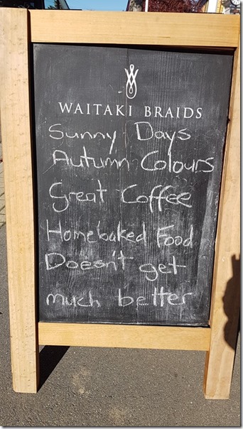 Waitaki Braids Sign Waitaki Braids Sign