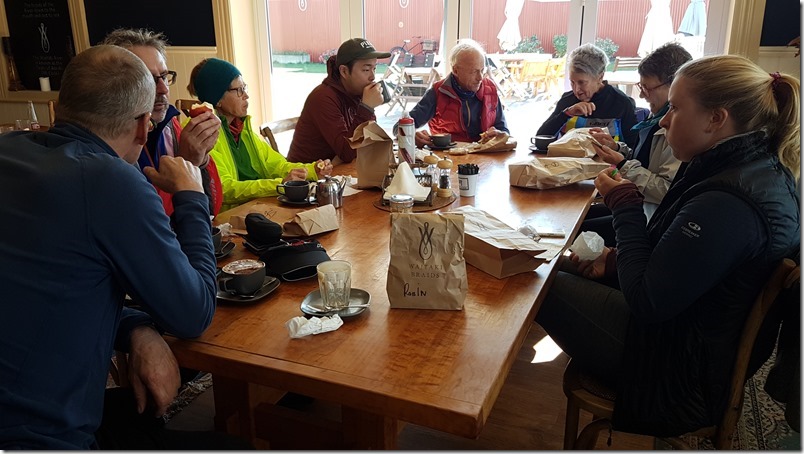 Waitaki Braids Bag Lunch in the café Waitaki Braids Bag Lunch in the café