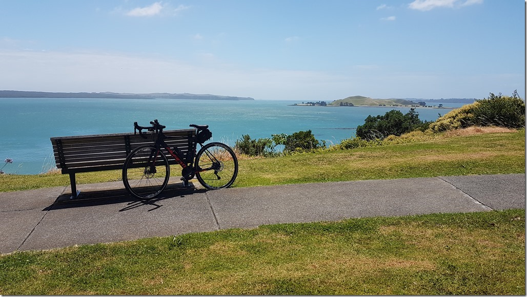 Decision seat looking over Browns Island & Harbour