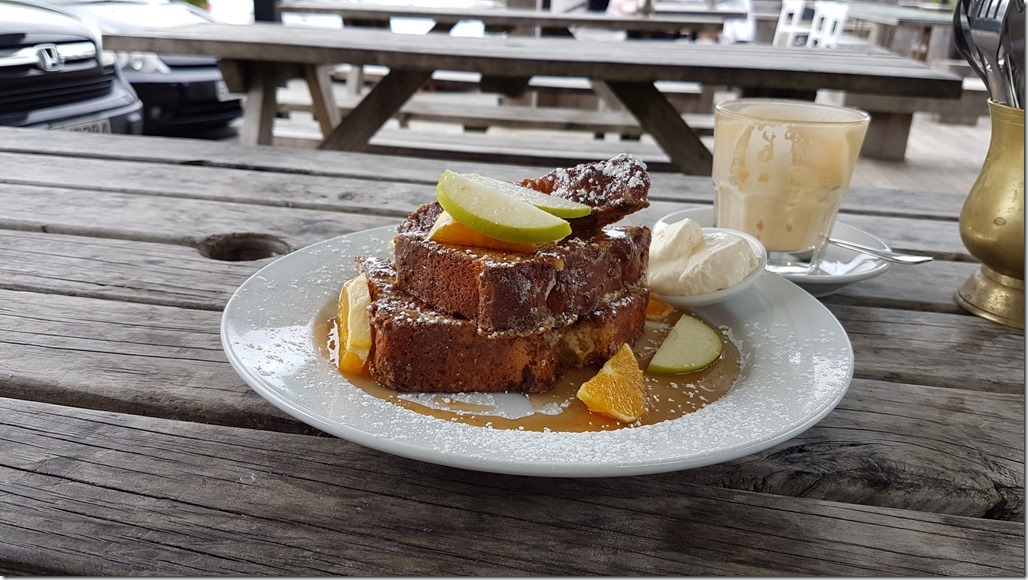 French Toast at Piha Café French Toast at Piha Café