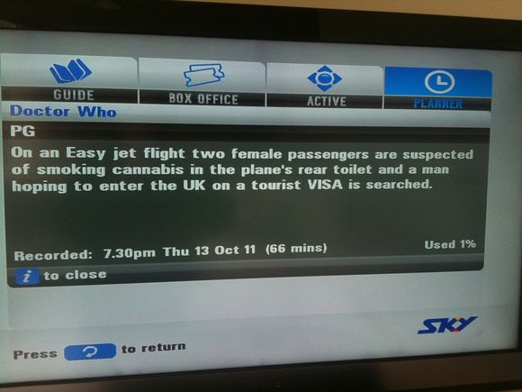 Dr Who'syjet lost plot Dr Who'syjet lost plot