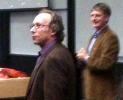 Lawrence Krauss introduced by Physics  HOD Prof Richard Easther at Auckland Uni Lawrence Krauss introduced by Physics  HOD Prof Richard Easther at Auckland Uni