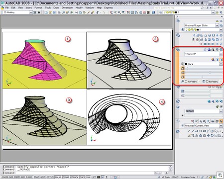 RevitStudyInAutoCAD