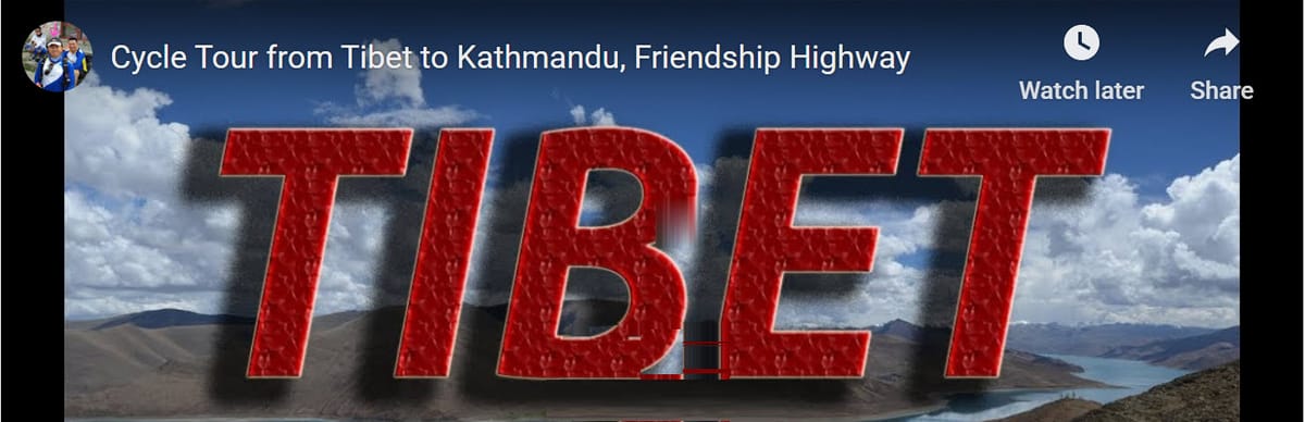 Great Tibetan cycle tour video